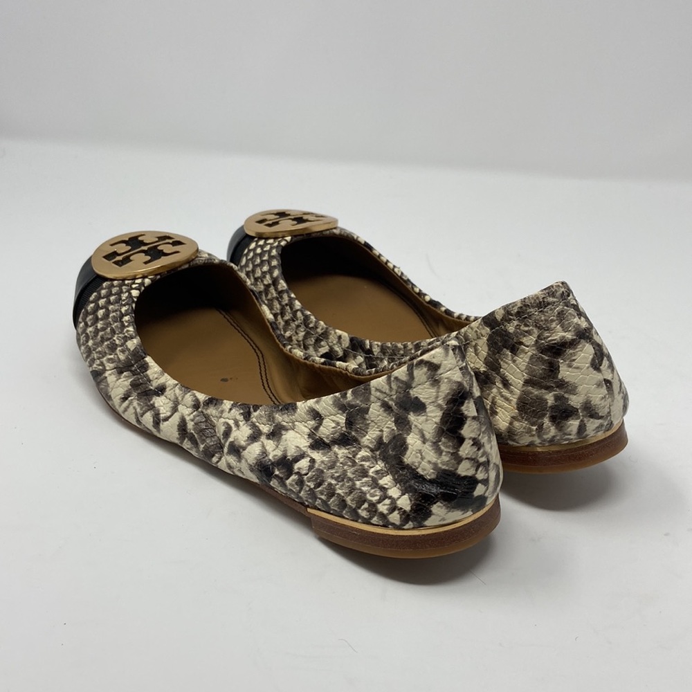 Tory Burch Snake Minnie Ballet Flats - 5.5 - Picture 2 of 9